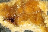 Intense Orange Calcite Crystal Cluster - Poland #311454-1